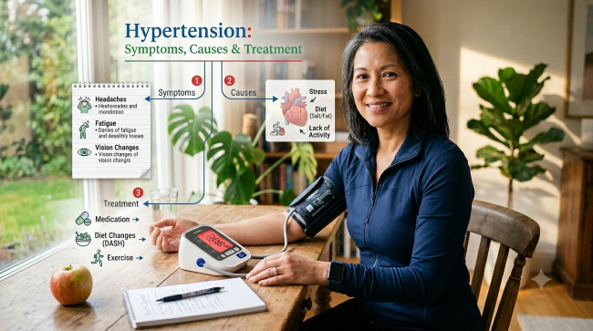 Hypertension Symptoms, Causes & Treatment