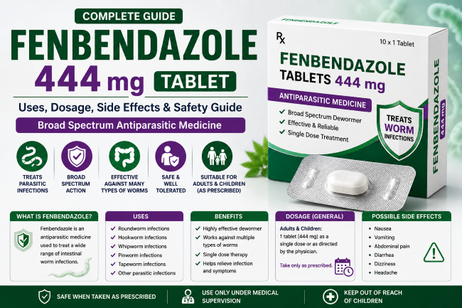 Fenbendazole 444 mg Tablet: Drug Interactions, Storage & Safety