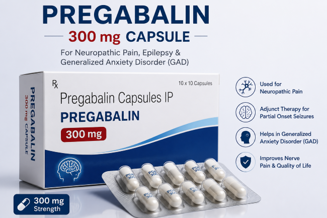 Pregabalin 300 mg Capsule for Pain Management: Uses & Safety Information