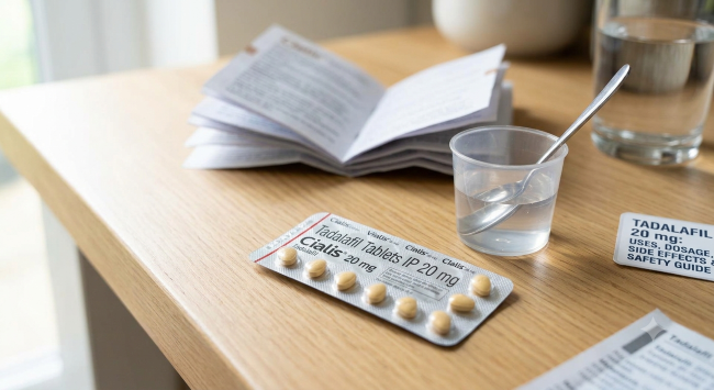 Tadalafil 20 mg Uses, Dosage, Side Effects & Safety Guide