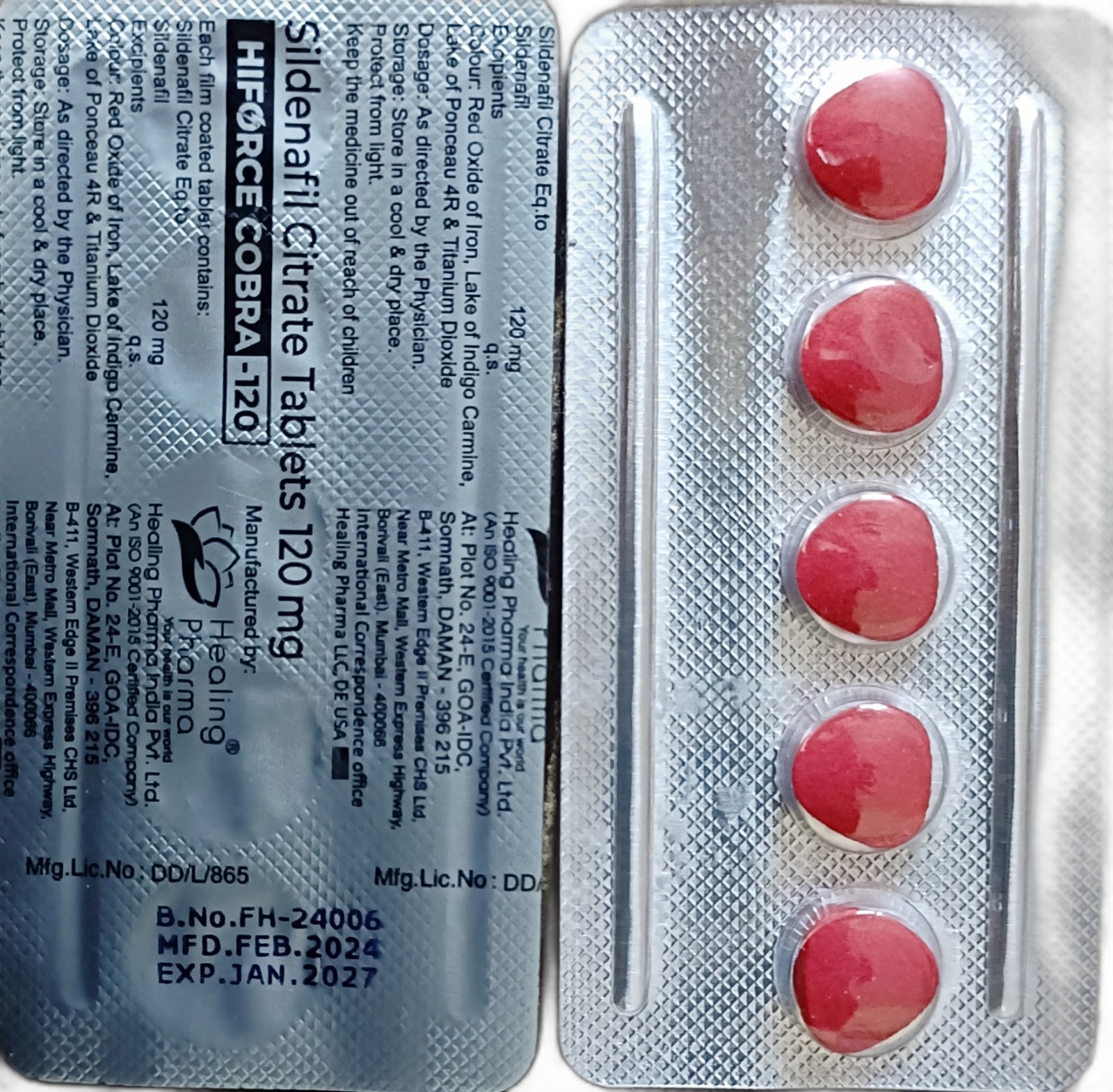 Buy Sildenafil 120mg Tablet gallery image 2