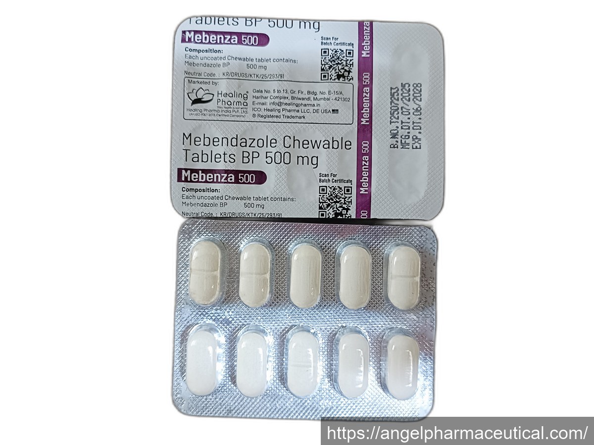 Buy Mebendazole 500mg Chewable Tablet gallery image 2