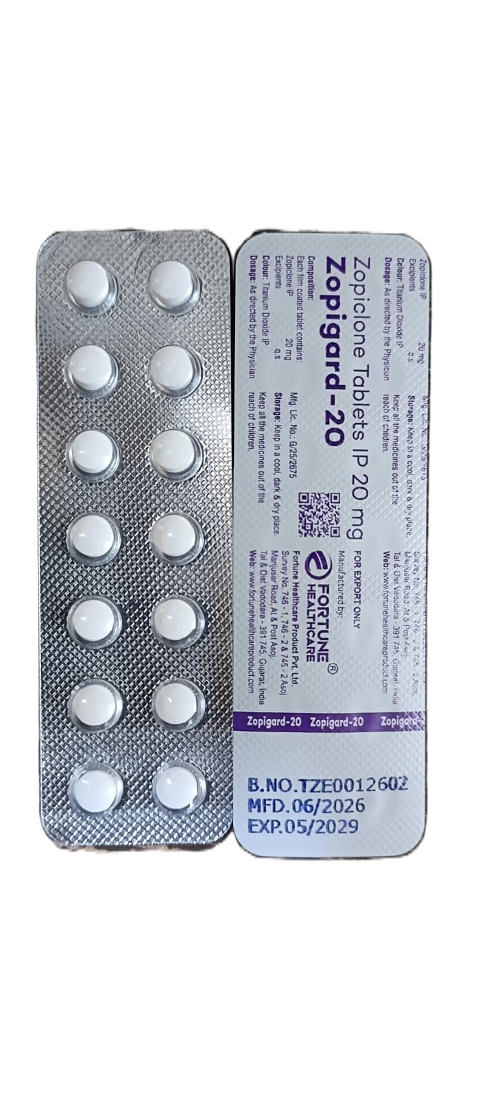 Buy Zopiclone 20mg Tablet gallery image 2