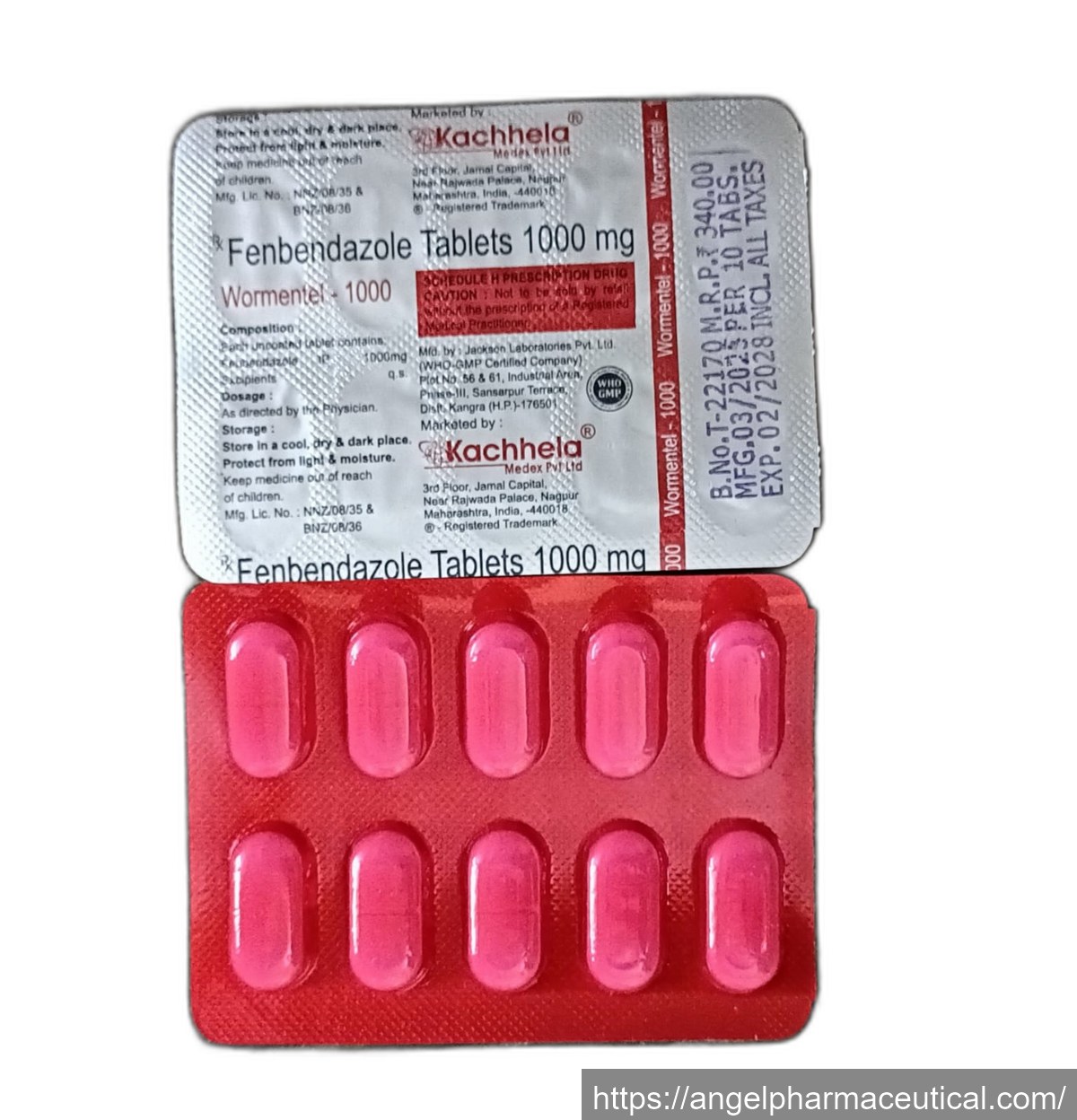 Buy Fenbendazole 1000mg Tablet gallery image 3