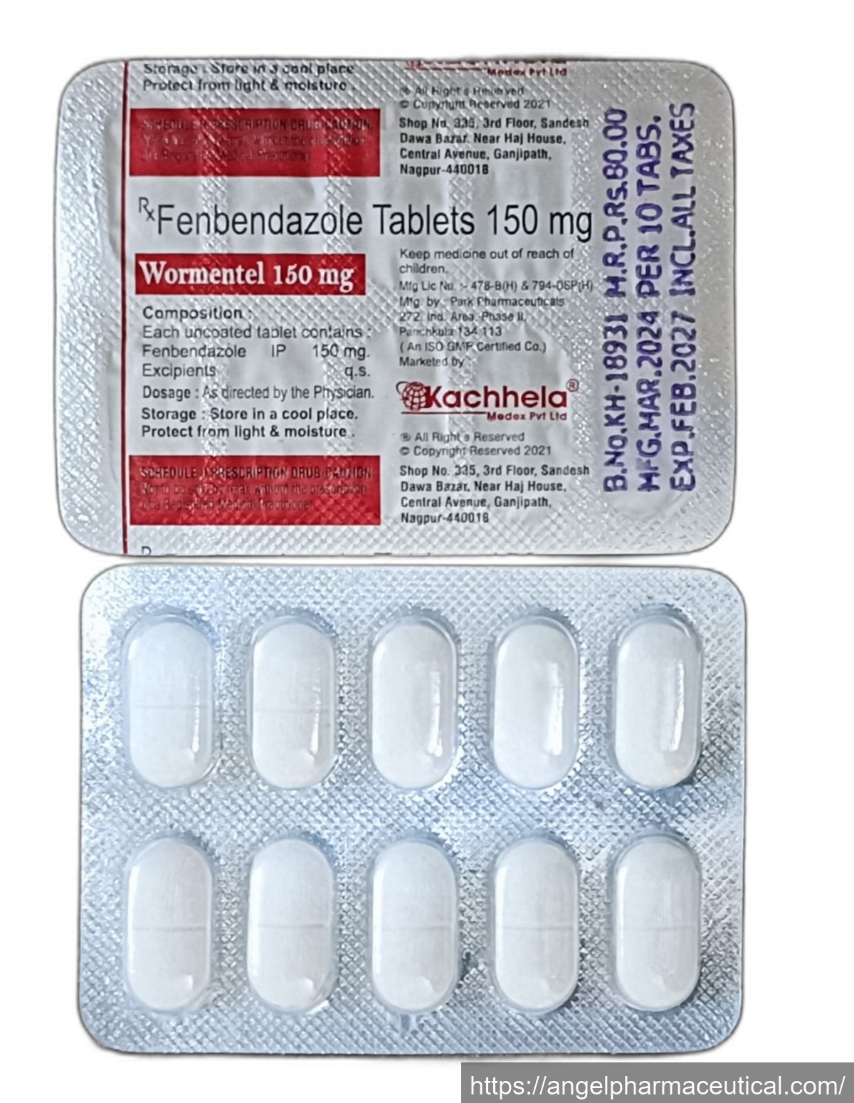 Buy Fenbendazole 150mg Tablet gallery image 3